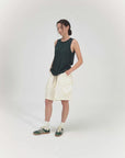 Cupro Sleeveless Tee - Grayeen