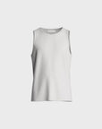 Cupro Sleeveless Tee - Off White