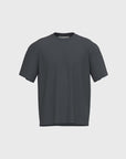 Cupro Signature Tee - Charcoal Gray