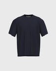 Cupro Signature Tee - Navy