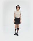 Wool Mini Skirt