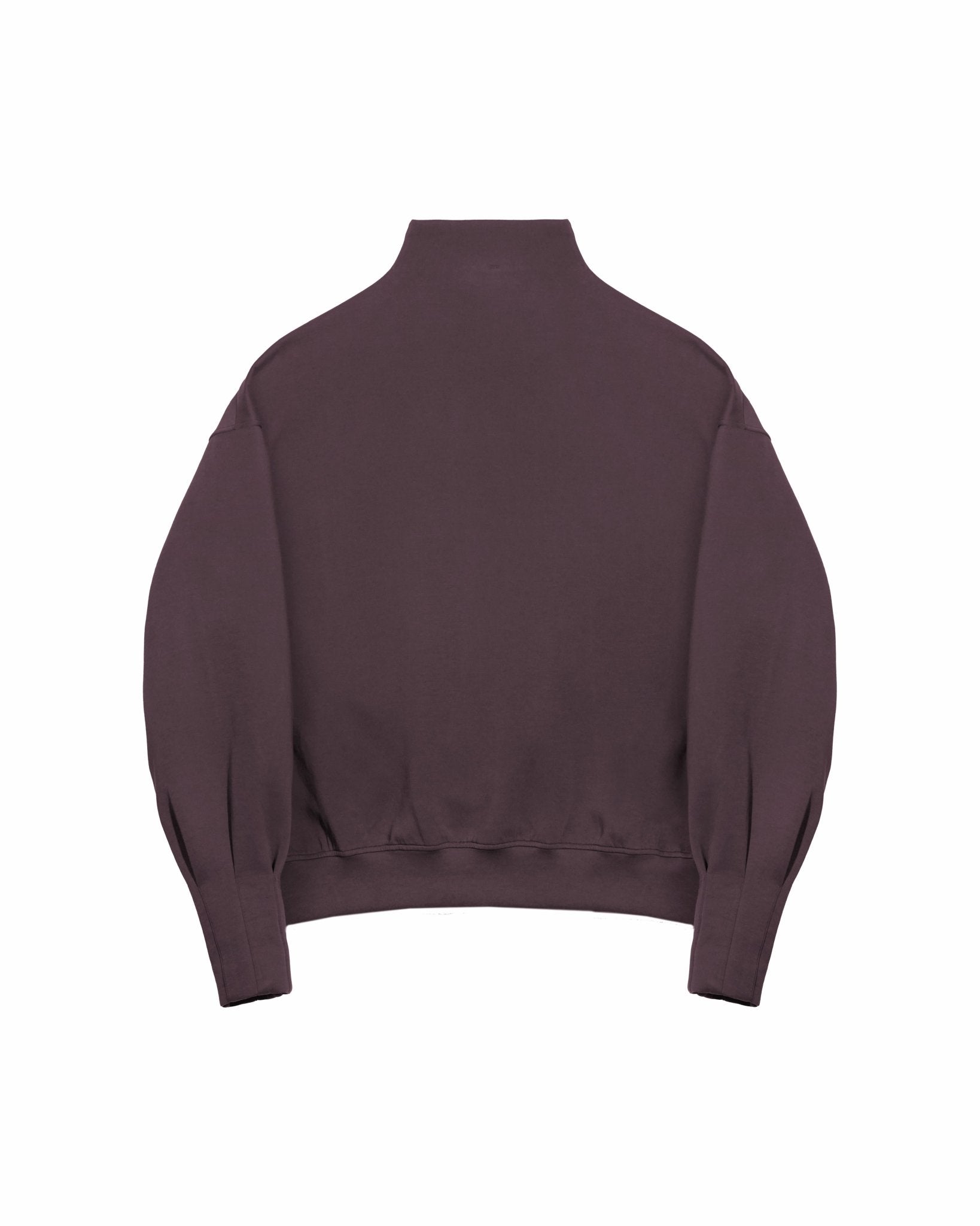 Quarter Zip Pullover - Fig - G R A Y E