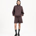 Quarter Zip Pullover - Fig - G R A Y E