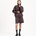 Quarter Zip Pullover - Fig - G R A Y E