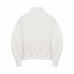 Quarter Zip Pullover - White - G R A Y E