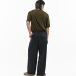 Raw Edge Tailored Pants - Midnight - G R A Y E