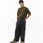 Raw Edge Tailored Pants - Midnight - G R A Y E
