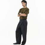 Raw Edge Tailored Pants - Midnight - G R A Y E