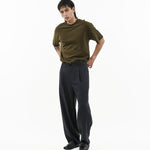 Raw Edge Tailored Pants - Midnight - G R A Y E