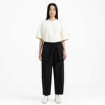 Relaxed Elasticated Pants 2.0 - Black - G R A Y E
