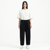 Relaxed Elasticated Pants 2.0 - Black - G R A Y E