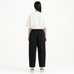 Relaxed Elasticated Pants 2.0 - Black - G R A Y E