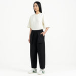 Relaxed Elasticated Pants 2.0 - Black - G R A Y E