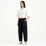 Relaxed Elasticated Pants 2.0 - Black - G R A Y E