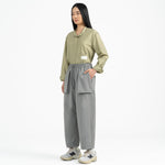 Relaxed Elasticated Pants 2.0 - Gray - G R A Y E