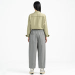 Relaxed Elasticated Pants 2.0 - Gray - G R A Y E