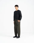 Relaxed Elasticated Pants 2.0 - Olive - G R A Y E