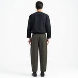 Relaxed Elasticated Pants 2.0 - Olive - G R A Y E