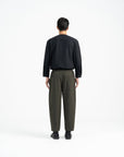 Relaxed Elasticated Pants 2.0 - Olive - G R A Y E