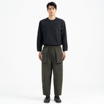 Relaxed Elasticated Pants 2.0 - Olive - G R A Y E