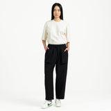 Relaxed Elasticated Trousers 2.0 - Black - G R A Y E
