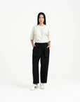 Relaxed Elasticated Trousers 2.0 - Black - G R A Y E