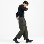 Relaxed Elasticated Trousers 2.0 - Olive - G R A Y E