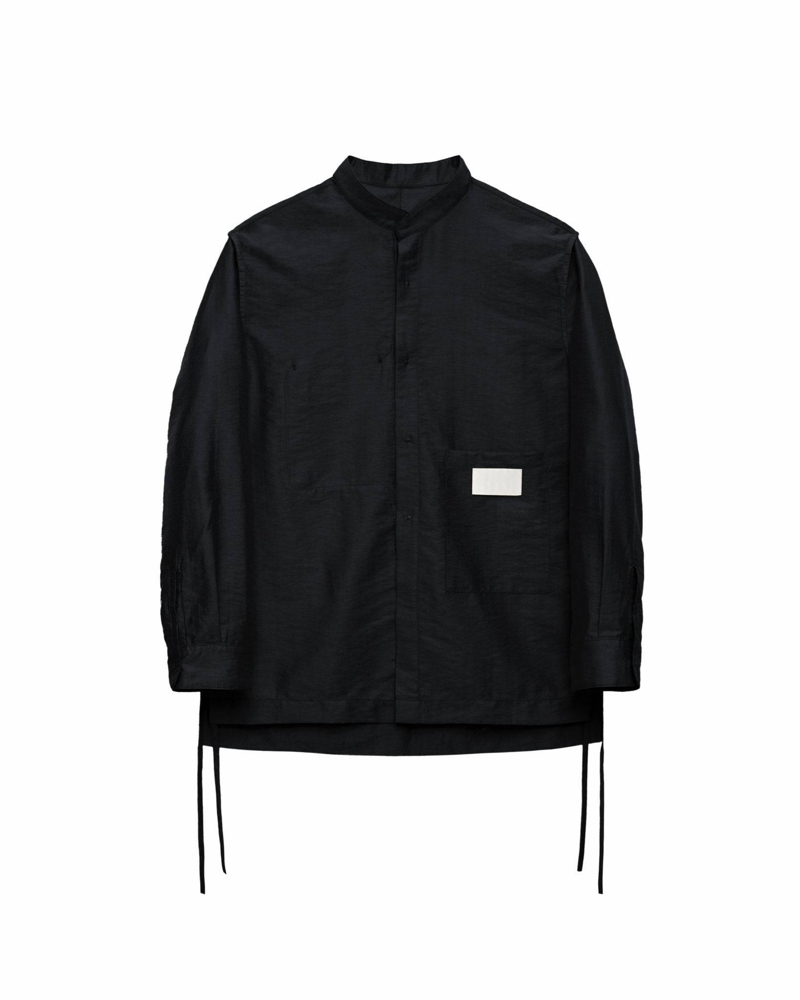 Reversible Binding Shirt - Black - G R A Y E