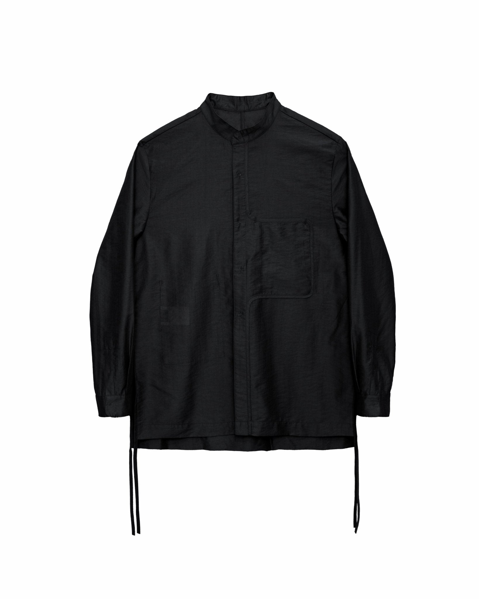 Reversible Binding Shirt - Black - G R A Y E