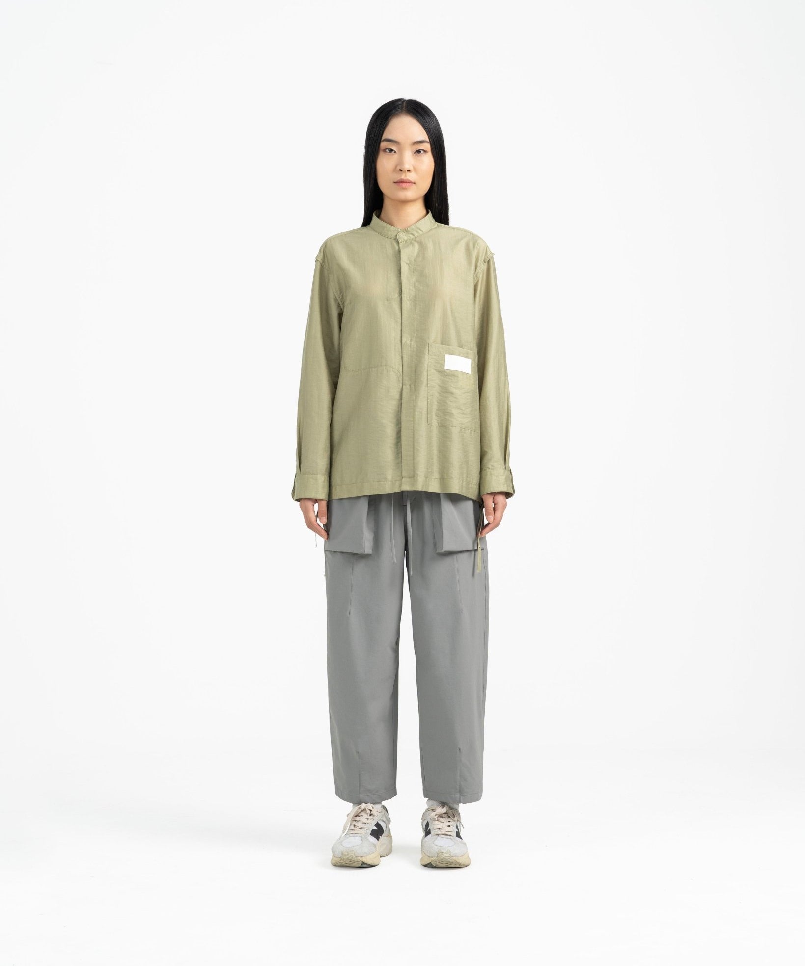 Reversible Binding Shirt - Pear - G R A Y E