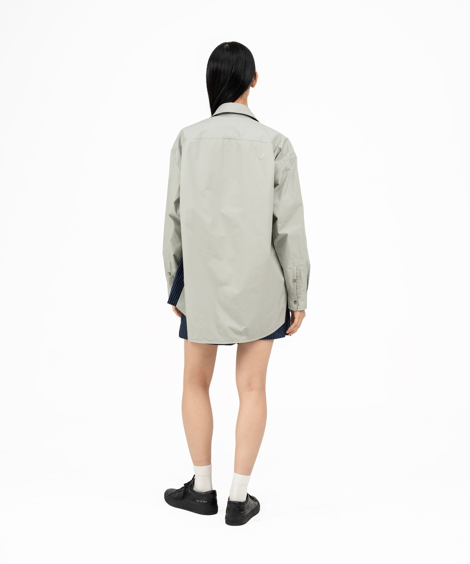 Reversible Button - down Shirt - G R A Y E