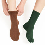 Ribbed Crew Socks - G R A Y E