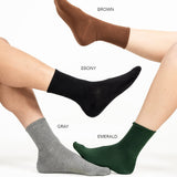 Ribbed Crew Socks - G R A Y E