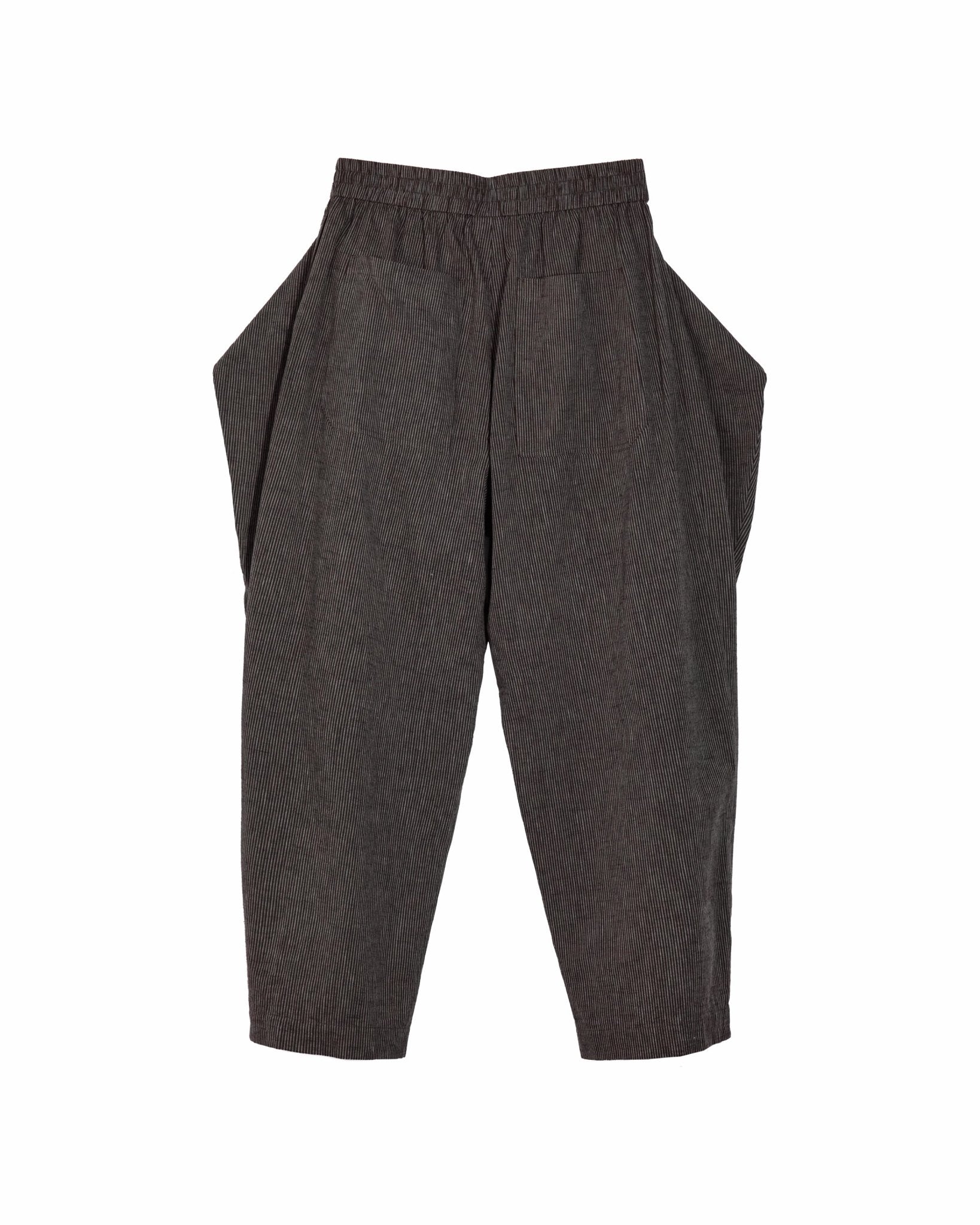 Sash Wrap Trousers - Brown - G R A Y E