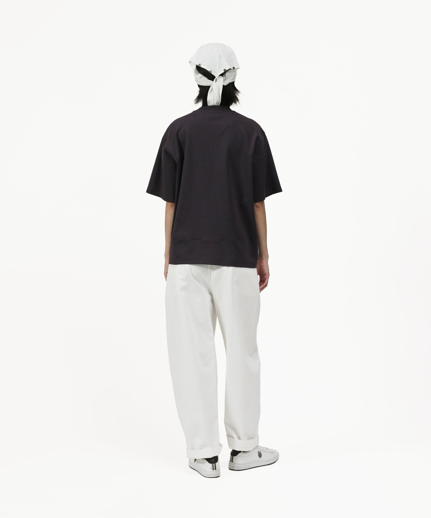 Seamline Crewneck Tee - Dusk Plum - G R A Y E