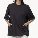 Seamline Crewneck Tee - Dusk Plum - G R A Y E