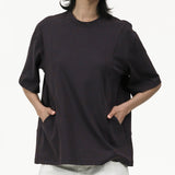 Seamline Crewneck Tee - Dusk Plum - G R A Y E