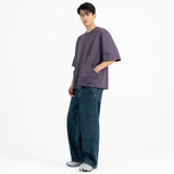 Seamline Crewneck Tee - Fig - G R A Y E
