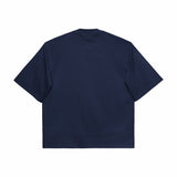 Seamline Crewneck Tee - Navy - G R A Y E