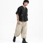 Shōto Baseball Collar Top 2.0 - Black - G R A Y E