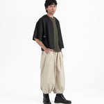 Shōto Baseball Collar Top 2.0 - Black - G R A Y E
