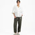 Shōto Baseball Collar Top 2.0 - Pure White - G R A Y E