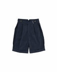 Side Pleat Gurkha Shorts - G R A Y E