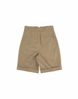 Side Pleat Gurkha Shorts - G R A Y E