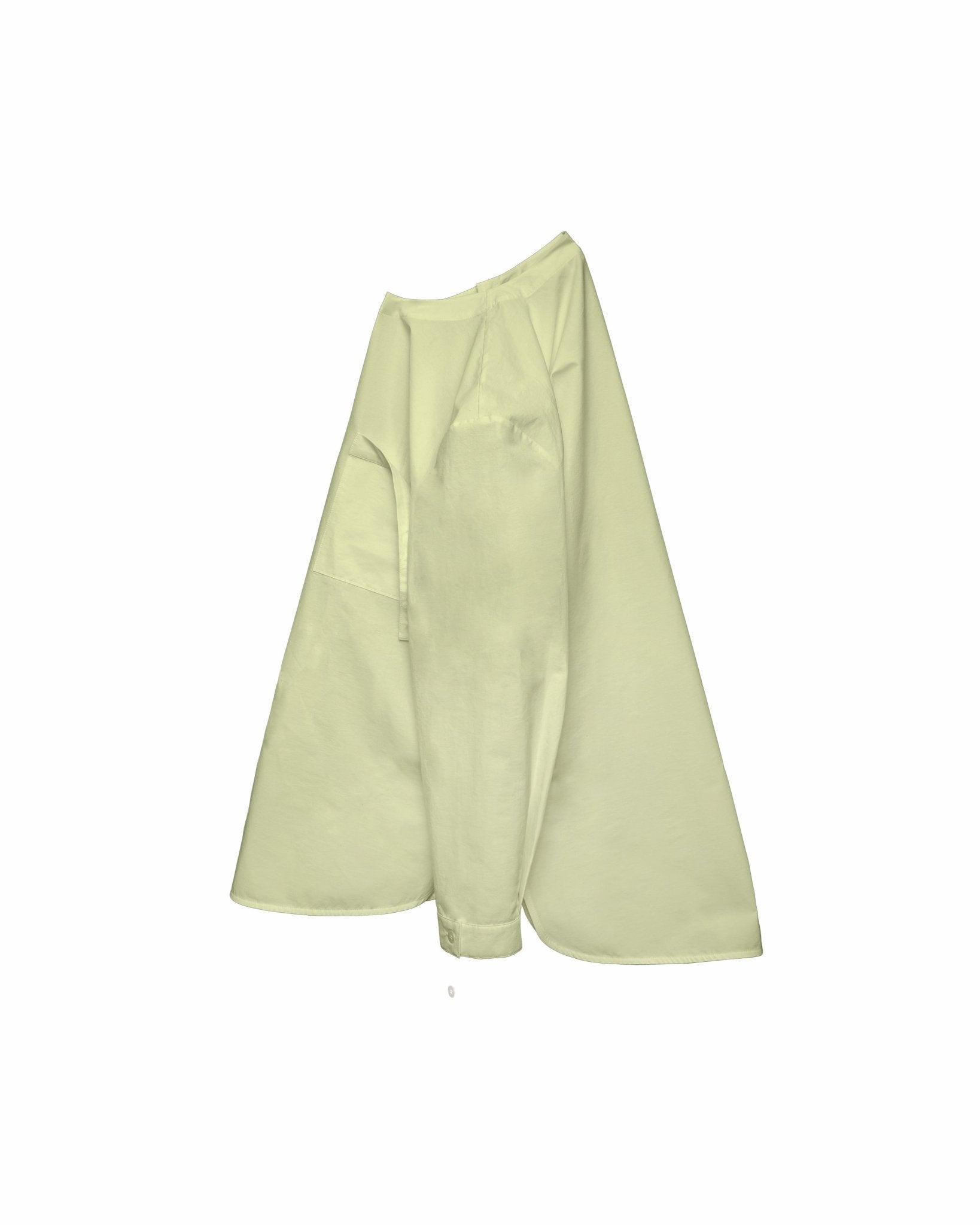 Sleeve Placket Shirt - Avocado - G R A Y E