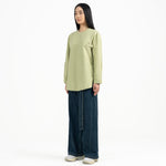 Sleeve Placket Shirt - Avocado - G R A Y E
