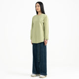 Sleeve Placket Shirt - Avocado - G R A Y E