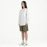 Sleeve Placket Shirt - White - G R A Y E