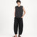 SOLOTEX® Barrel - Leg Trousers - Black - G R A Y E