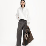 SOLOTEX® Barrel - Leg Trousers - Gray - G R A Y E